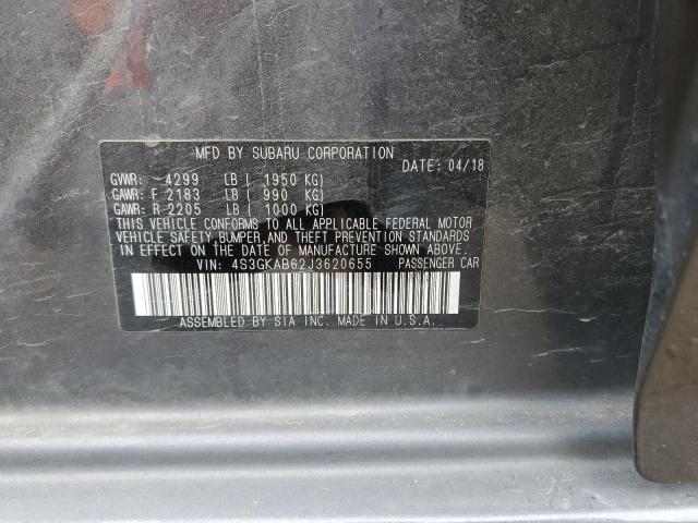 Photo 10 from auction – 2018 SUBARU IMPREZA PR with VIN 4S3GKAB62J3620655