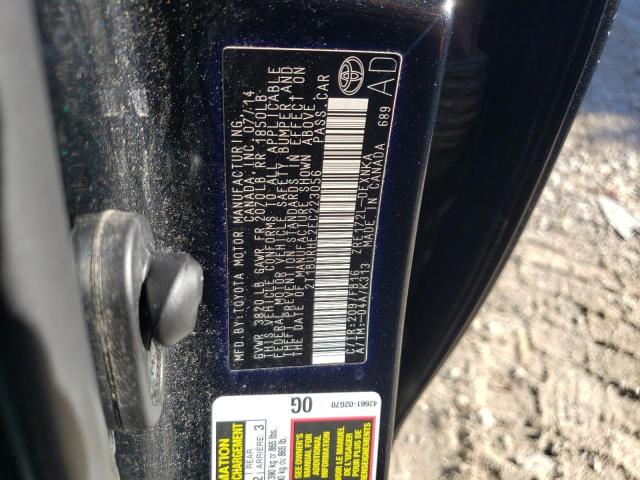 Photo 10 from auction – 2014 TOYOTA COROLLA L with VIN 2T1BURHE2EC223056