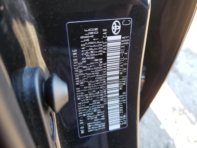 Photo 10 from auction – 2021 TOYOTA COROLLA SE with VIN 5YFS4MCE0MP066846