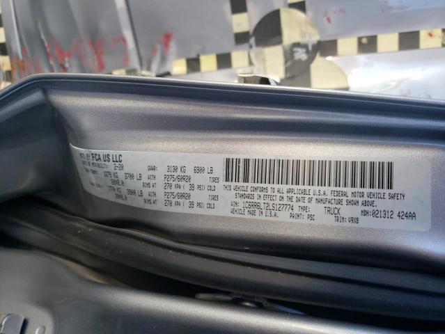 Photo 10 from auction – 2020 RAM 1500 CLASS with VIN 1C6RR6LT2LS127774
