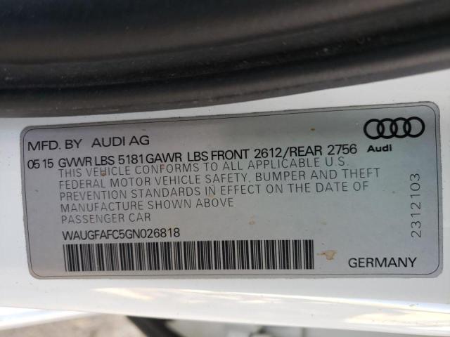 Photo 10 from auction – 2016 AUDI A6 PREMIUM with VIN WAUGFAFC5GN026818