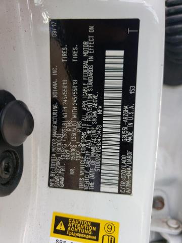 Photo 10 from auction – 2017 TOYOTA HIGHLANDER with VIN 5TDDZRFH2HS473478