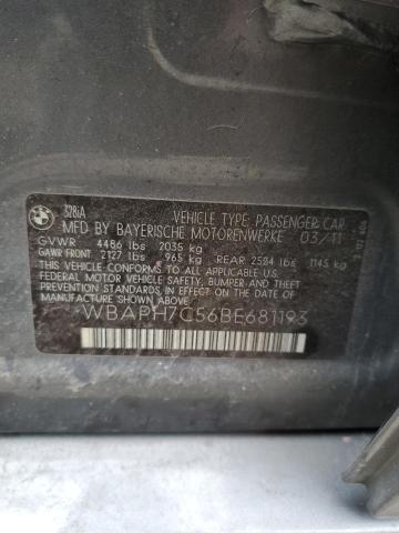 Photo 10 from auction – 2011 BMW 328 I with VIN WBAPH7C56BE681193