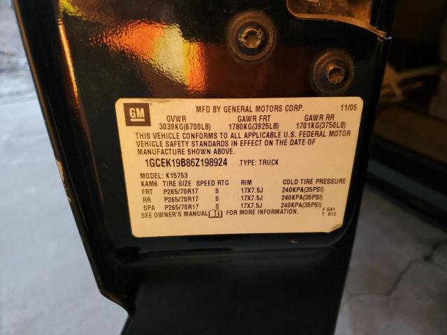 Photo 10 from auction – 2006 CHEVROLET silverado with VIN 1GCEK19B86Z198924
