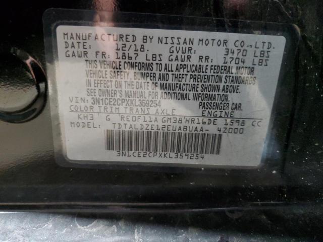 Photo 10 from auction – 2019 NISSAN VERSA NOTE with VIN 3N1CE2CPXKL359254