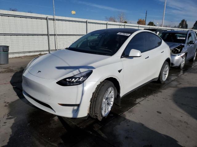 Photo 2 from auction – 2021 TESLA MODEL Y with VIN 5YJYGDEE5MF066271