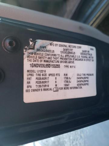 Photo 10 from auction – 2005 CHEVROLET UPLANDER with VIN 1GNDV03L65D153255