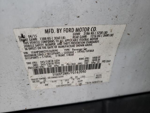 Photo 10 from auction – 2015 FORD TAURUS POL with VIN 1FAHP2MK7FG162090
