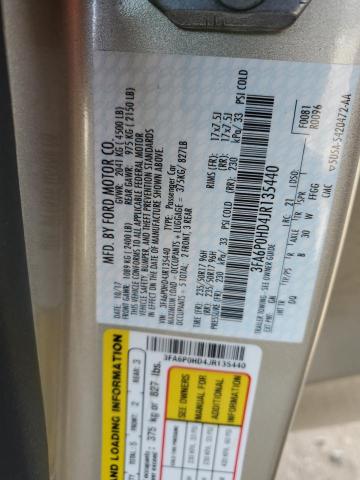 Photo 10 from auction – 2018 FORD FUSION SE with VIN 3FA6P0HD4JR135440