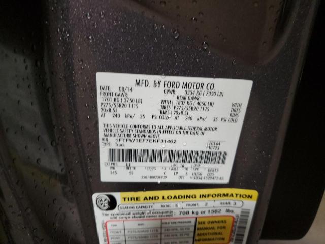 Photo 10 from auction – 2014 FORD F150 SUPER with VIN 1FTFW1EF7EKF31462