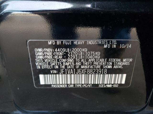 Photo 10 from auction – 2015 SUBARU WRX LIMITE with VIN JF1VA1J6XF8823918