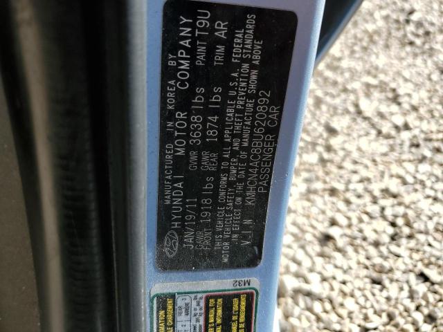 Photo 10 from auction – 2011 HYUNDAI ACCENT GLS with VIN KMHCN4AC8BU620892