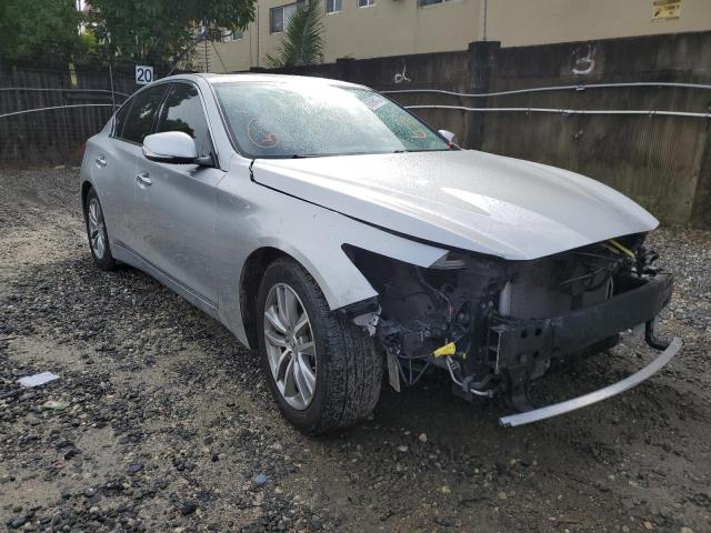 INFINITI Q50 BASE 2015 with VIN JN1BV7AP9FM334482 - Photo from auction