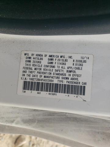 Photo 10 from auction – 2015 HONDA ACCORD EXL with VIN 1HGCT2B84FA002664