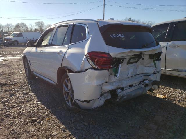 Photo 3 from auction – 2021 BMW X3 XDRIVE3 with VIN 5UXTS1C00M9E01754