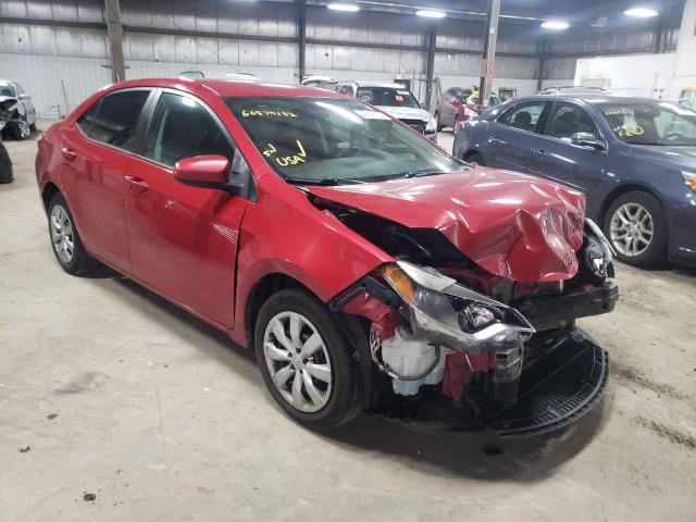 TOYOTA COROLLA L 2014 with VIN 2T1BURHE5EC182602 - Photo from auction