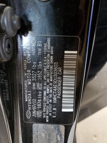 Photo 10 from auction – 2013 HYUNDAI ACCENT GLS with VIN KMHCT4AE9DU303603