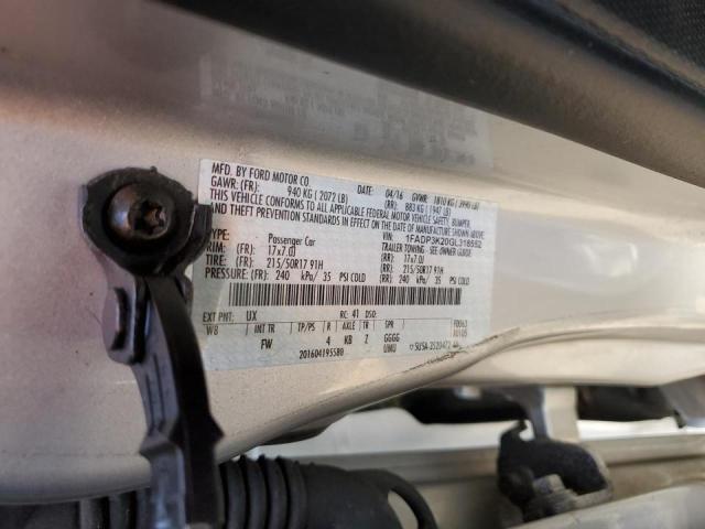 Photo 10 from auction – 2016 FORD FOCUS SE with VIN 1FADP3K20GL318552