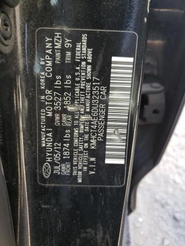 Photo 10 from auction – 2013 HYUNDAI ACCENT GLS with VIN KMHCT4AE6DU323517