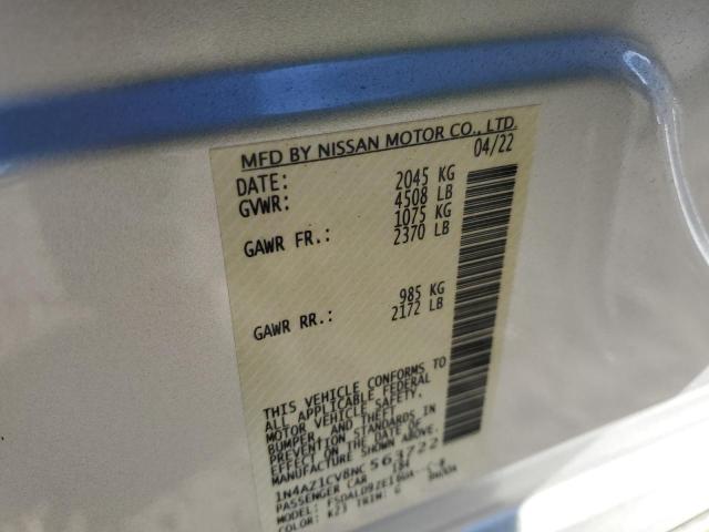 Photo 10 from auction – 2022 NISSAN LEAF SV with VIN 1N4AZ1CV8NC563722
