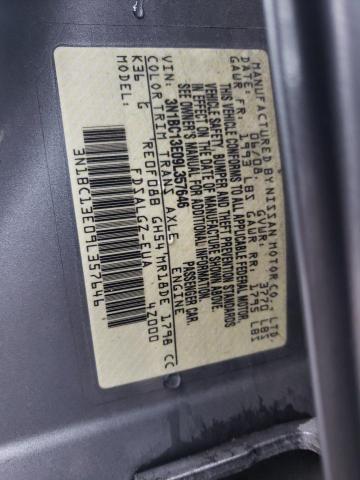 Photo 10 from auction – 2009 NISSAN VERSA S with VIN 3N1BC13E09L357646