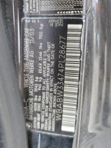 Photo 10 from auction – 2004 BMW 325 CI with VIN WBABW33474PL28677