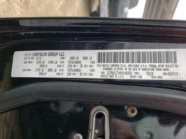 Photo 10 from auction – 2010 DODGE RAM 1500 with VIN 1D7RB1CT4AS249376