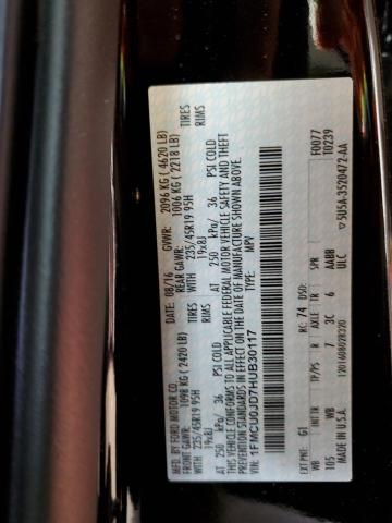 Photo 10 from auction – 2017 FORD ESCAPE TIT with VIN 1FMCU0JD7HUB30117