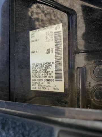 Photo 10 from auction – 2009 NISSAN ALTIMA 2.5 with VIN 1N4AL21E89N500091