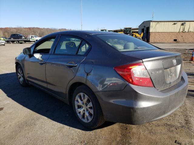Photo 3 from auction – 2012 HONDA CIVIC LX with VIN 19XFB2F58CE337112