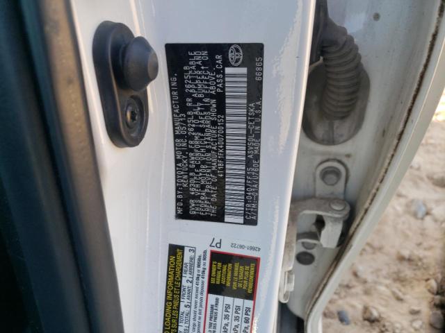 Photo 10 from auction – 2013 TOYOTA CAMRY L with VIN 4T1BF1FK4DU700152