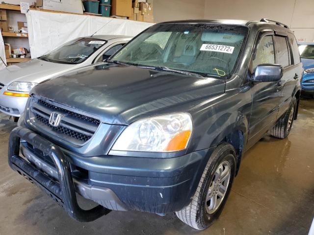 Photo 2 from auction – 2004 HONDA PILOT EXL with VIN 2HKYF18504H503205