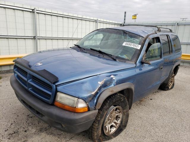 Photo 2 from auction – 2003 DODGE DURANGO SP with VIN 1D4HS38N83F626687