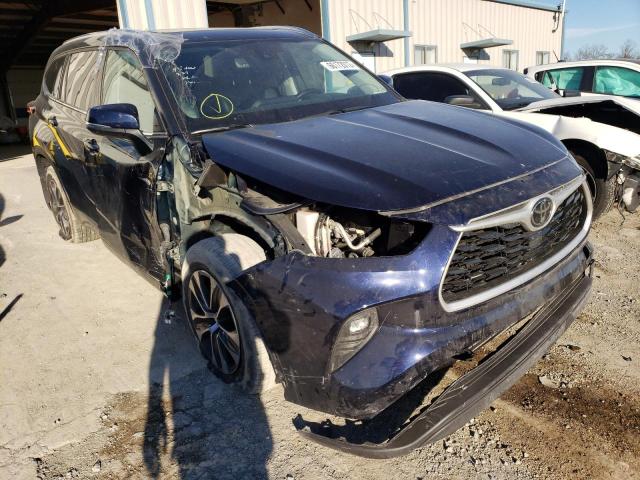 TOYOTA HIGHLANDER 2020 with VIN 5TDGZRBH7LS009324 - Photo from auction