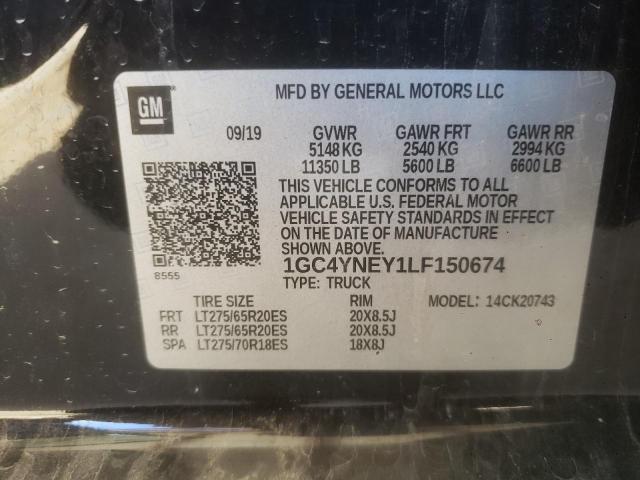 Photo 10 from auction – 2020 CHEVROLET SILVERADO with VIN 1GC4YNEY1LF150674