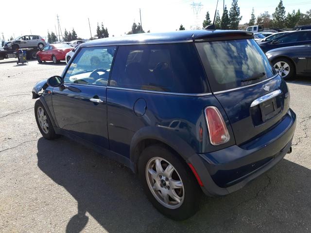 Photo 3 from auction – 2006 MINI COOPER with VIN WMWRC33536TK17182