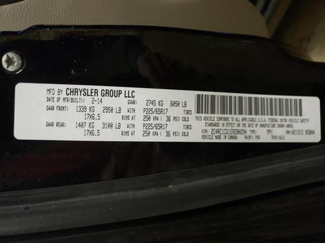 Photo 10 from auction – 2014 CHRYSLER TOWN & COU with VIN 2C4RC1CG1ER280294