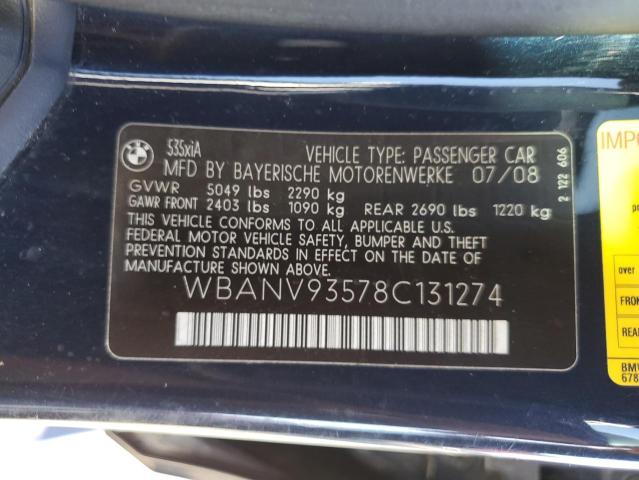 Photo 10 from auction – 2008 BMW 535 XI with VIN WBANV93578C131274