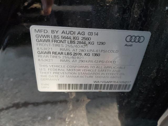 Photo 10 from auction – 2014 AUDI SQ5 PRESTI with VIN WA1VGAFP7EA105237