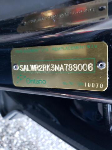Photo 9 from auction – 2021 LAND ROVER RANGE ROVE with VIN SALWR2RK3MA788006