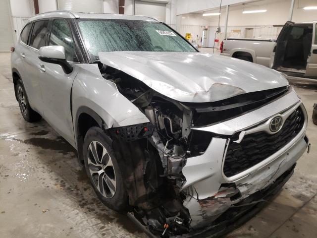 TOYOTA HIGHLANDER 2021 with VIN 5TDGZRBH9MS529462 - Photo from auction