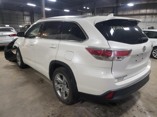 Photo 3 from auction – 2015 TOYOTA HIGHLANDER with VIN 5TDDKRFH3FS085628