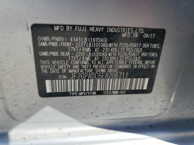 Фото 10 с аукциона – 2014 SUBARU XV CROSSTR с VIN JF2GPAGC6E8206711