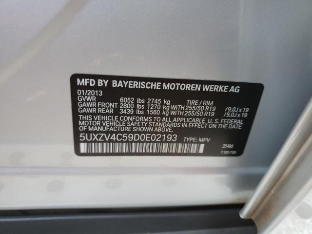 Photo 10 from auction – 2013 BMW X5 XDRIVE3 with VIN 5UXZV4C59D0E02193