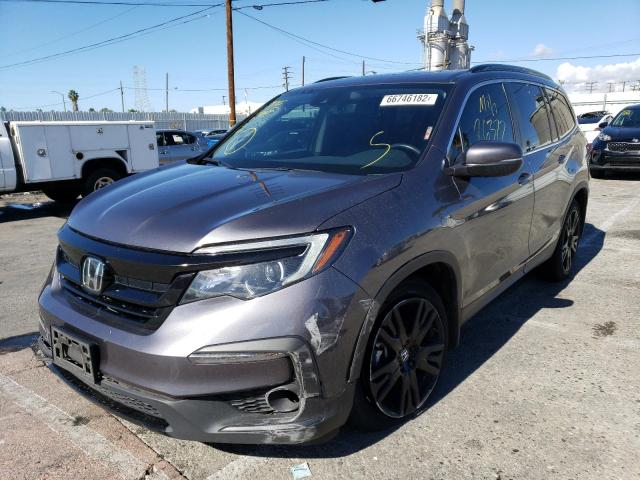 Photo 2 from auction – 2021 HONDA PILOT SE with VIN 5FNYF5H24MB047799