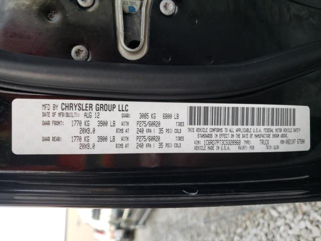 Photo 10 from auction – 2012 DODGE RAM 1500 L with VIN 1C6RD7PT3CS328968