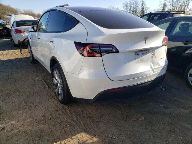 Photo 3 from auction – 2020 TESLA MODEL Y with VIN 5YJYGDEE9LF044112