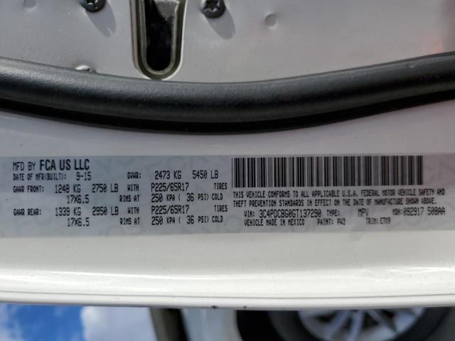 Photo 10 from auction – 2016 DODGE JOURNEY SX with VIN 3C4PDCBG0GT137290