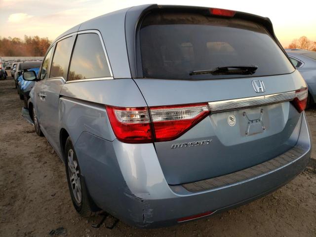 Photo 3 from auction – 2011 HONDA ODYSSEY EX with VIN 5FNRL5H43BB028480
