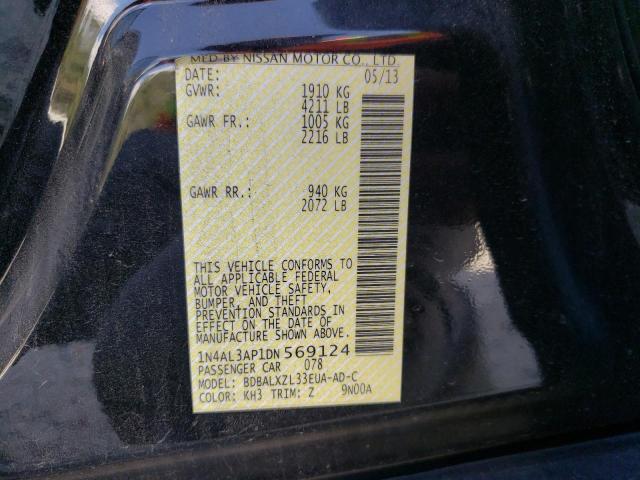 Photo 10 from auction – 2013 NISSAN ALTIMA 2.5 with VIN 1N4AL3AP1DN569124